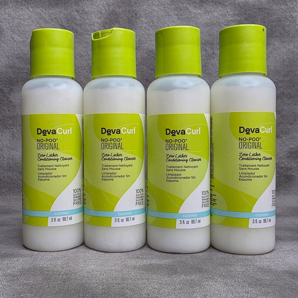 (X4) Deva Curl No-Poo Original Zero Lather Conditioning Cleanser 3 oz